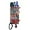 Galvanized/Red, variant on Wall Control 30-WGL-100 GVR Basic Utility Tool Storage Pegboard Organizer with Red Accessories