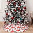thumbnail image 5 of KLL 36" Christmas Tree Skirt Amanita Red Mushroom Xmas Tree Skirts Mat for New Year Xmas Holiday Party Indoor Outdoor Home Decoration, 5 of 7
