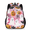Blue, variant on Adult Halloween Cats Travel Backpack, Casual Daypack with Adjustable Shoulder Straps, Spooky Evil Pumpkin Laptop Backpack