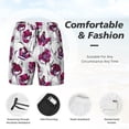 thumbnail image 5 of Haiem Tulips Flowers Mens Swim Trunks with Compression Liner 2 in 1 Swimming Shorts Stretch Swimwear Quick Dry,Board Shorts-3X-Large, 5 of 9