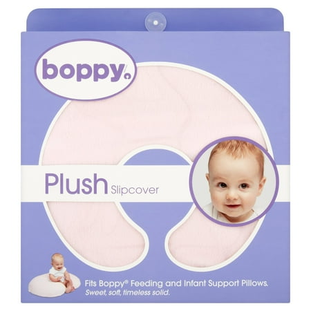 Original Boppy Pillow Slipcover, Plush Baby Pink