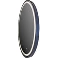 thumbnail image 4 of Vanity Art 24" x 31.5" Large LED Lighted Bathroom Vanity Wall Mirror with Touch Sensor | Modern Oval Shape Wall Mounted Makeup Mirror with Adjustable LED Light for Over Sink Bedroom VA31E-B, 4 of 5