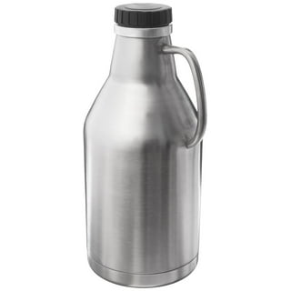 Winterial 64 oz Insulated Steel Water Bottle and Beer Growler. Double  Walled Thermos Flask - Bed Bath & Beyond - 11741865