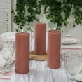 thumbnail image 2 of BalsaCircle 12 Beige 3x8 in Round Dripless Unscented Pillar Candles Wedding Reception Party Centerpieces Event Decorations Supplies, 2 of 5
