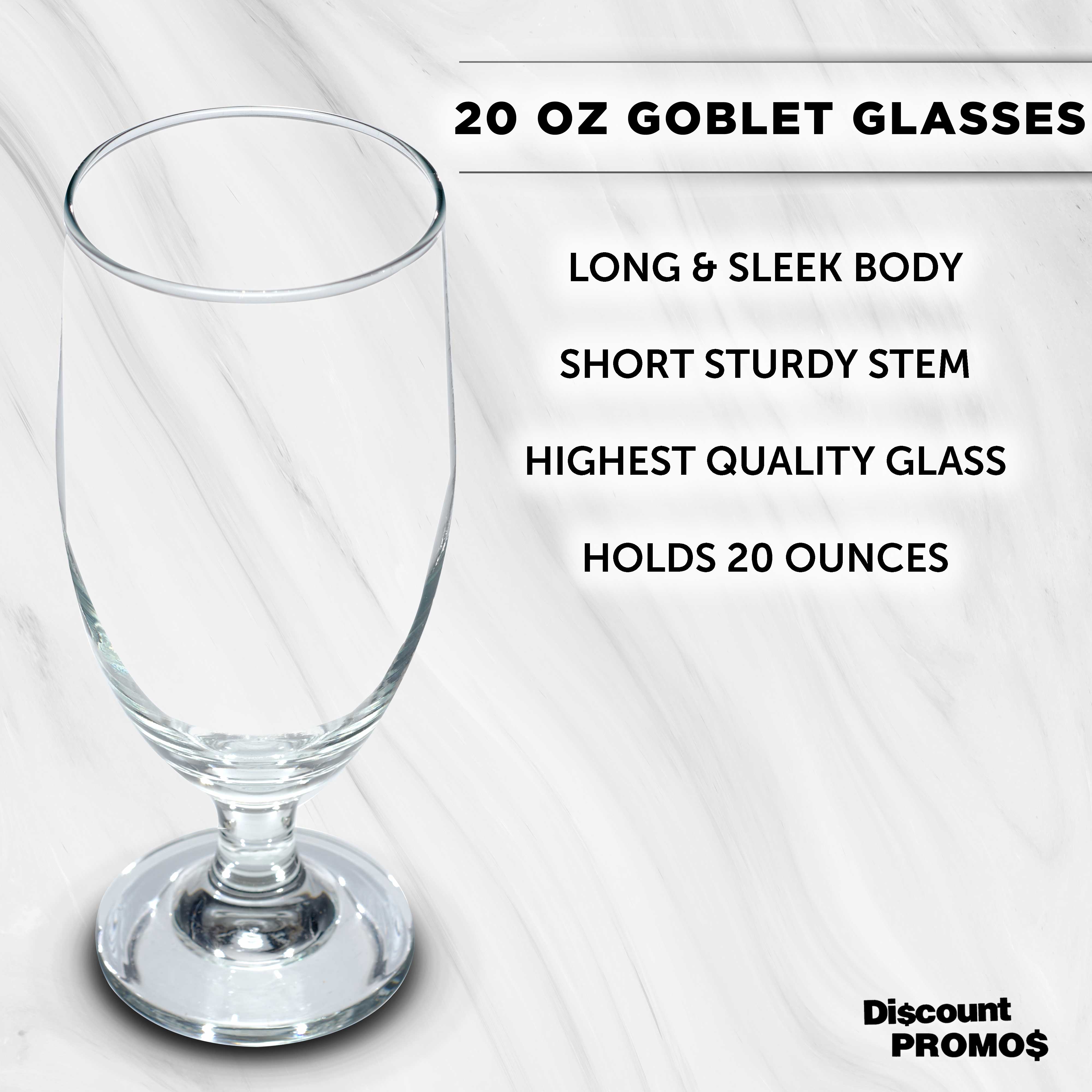 Custom Engraved Chalice DISCOUNT PROMOS Custom Large Water Goblet ...