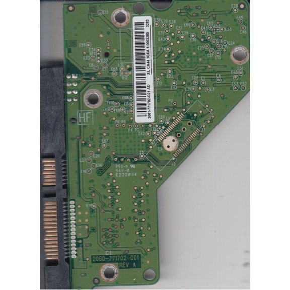 WD5003ABYX-01WERA1, 2061-771702-C01 AD, WD SATA 3.5 PCB