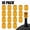 Gold Tone, variant on 16-Pack (Black) Aluminum Alloy Tire Valve Stem Caps, Universal Hexagon Wheel Dust Covers for Cars, Motorcycles, and Bicycles, Rust-Resistant
