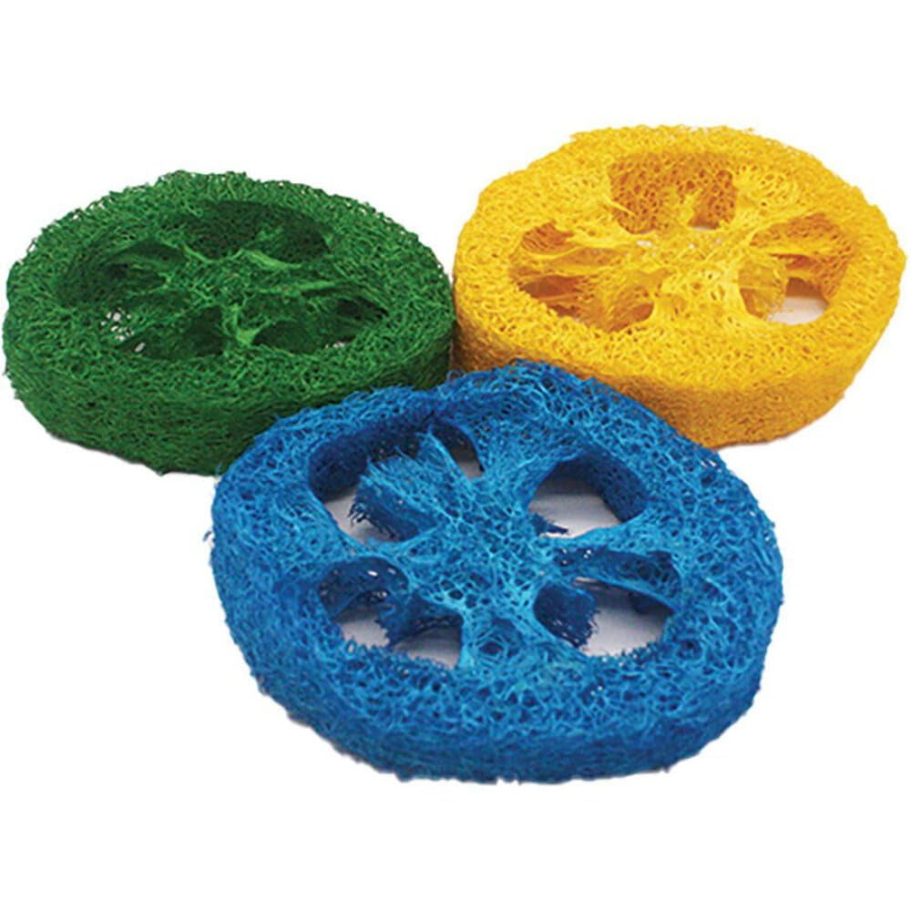 Nibbles Loofah Slice Chew for Small Animals