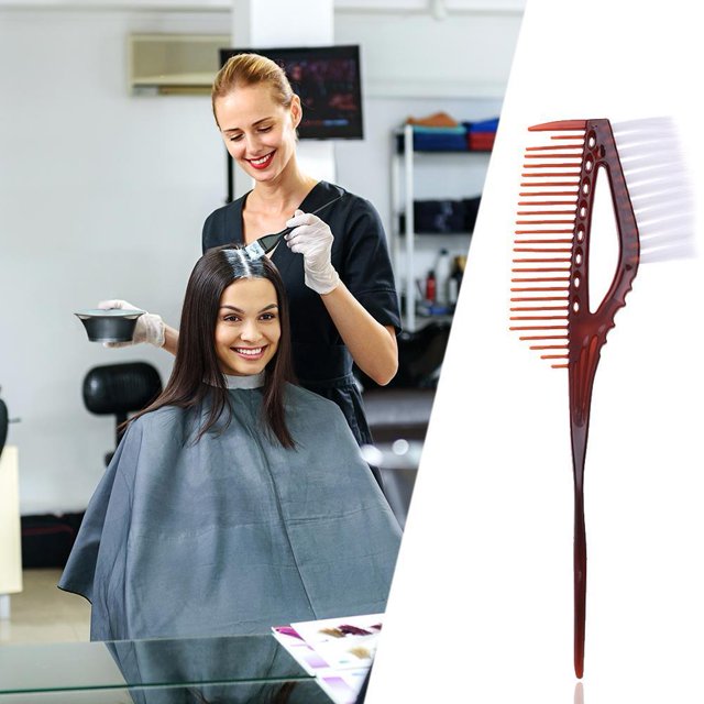 Tinte para el cabello cepillo para colorear peine tinte de peluquería herramienta de estilismo