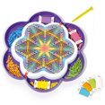 thumbnail image 2 of Quercetti: Play Creativo - String Art Mandala - Interactive Craft Set, Draw Designs w/ Threads & Pegs, Creative Skill Learning Art Activity, Kids 5+, 2 of 8