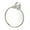 Polished Chrome, variant on Alno A7740 Nicole 7" Round Solid Brass Bathroom Towel Ring - Brass