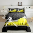 thumbnail image 2 of Feelyou Cartoon Tennis Athlete Queen Comforter Set, Ball Sports Gaming Bedding Sets, Teens Kids Boys Girls Reversible Bedding Comforter Set, Ultra Soft Bedroom Decor, 3 Pieces, 2 of 8