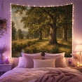 thumbnail image 2 of Classical Painting Realistic With Main Mature Deciduous Tree, Spooky Gothic for Gothic Decor Fans, Dark Art Decor, Halloween Gift, Tapestry Wall Hanging for Bedroom and Dorm, 2 of 7