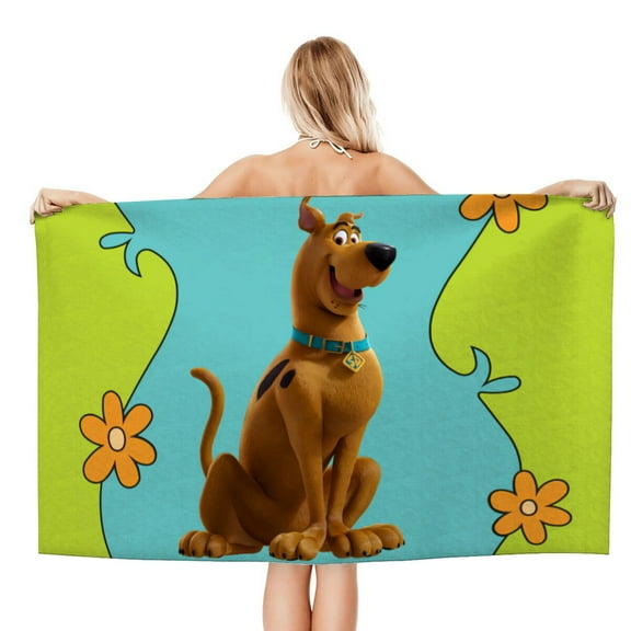 Beach Towel for Scooby-Doo Kids Boys Girs Gifts Quick Dry Pool Towels Sand Free Beach Blanket for Camping Travel Vacation Microfiber 30×60 inch