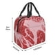 thumbnail image 3 of Easygdp Striped Meat Bolsa Térmica Premium - Tela Oxford Impermeable, Gran Capacidad, Bolsillo Frontal, Unisex para Trabajo, Escuela, Actividades al Aire Libre y Picnics, 3 of 8
