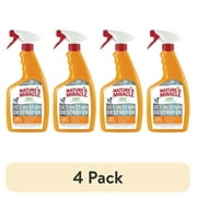 (4 pack) Nature’s Miracle Oxy Formula Set-In Stain Destroyer for Dogs, Orange Scent, 24 oz