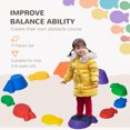 thumbnail image 3 of CoSoTower 11pcs Balance Stepping Stones for Kids, Fish Style Non-slip Obstacle Course, Larger Size Stackable Balance Blocks Indoor Outdoor, 3 of 7