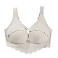 thumbnail image 1 of Gibobby Brasieres Comodos Para Mujer Ropa interior de lactancia para mujer de con hebilla abierta en la parte delantera, sujetador antiflaccidez para el y posparto(Gris,34/75), 1 of 4