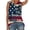 AB150 OTHER, variant on Bainana 250th Anniversary USA Shirts For Women American Flag Print Sleeveless Crew Neck T-Shirt Ladies 4th Of July 250 Years Birthday Patriotic Tank Tops Size L