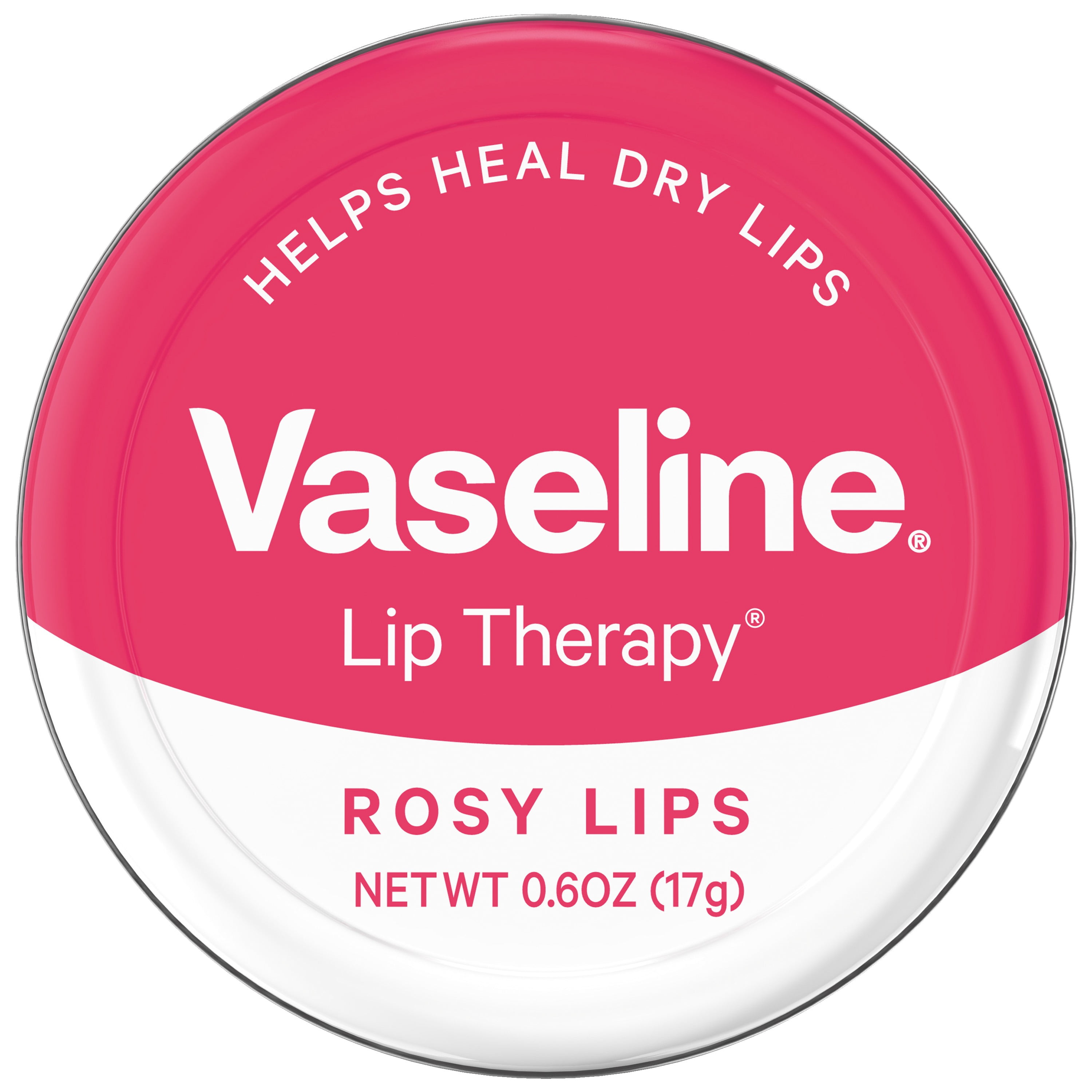 Vaseline Lip Therapy Lip Balm Tin Rosy Lips 0 6 Oz Walmart