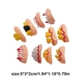 thumbnail image 2 of Inteprter 10 Uds. De feos de Halloween, fiesta divertida, postizos podridos, modelo de dentadura, broma, trucos divertidos, broma Type3 NO3 Inteprter HA037793-00, 2 of 6