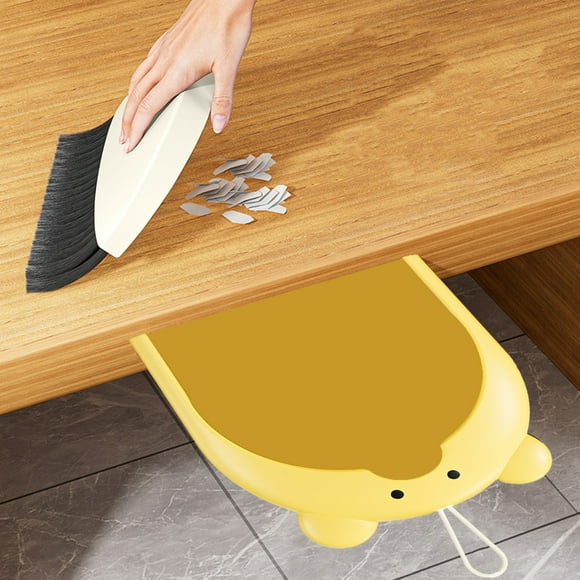 Desktop Mini Children Small With Dustpan Set Keyboard Cleaning Brush Desktop Debris Sweeping Brush