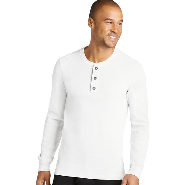 Jockey Men Tall Man Long Sleeve Waffle Henley