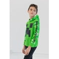 thumbnail image 5 of Minecraft Creeper Little Boys Fleece Hoodie and Pants Outfit Set Little Kid to Big Kid, 5 of 5