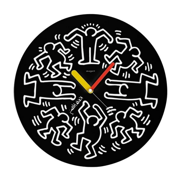 Reloj de pared, reloj de , moderno, silencioso, redondo, relojes de pared grandes, reloj de pared de baile para aula, oficina, dormitorio de
