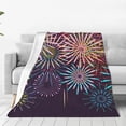 thumbnail image 1 of Balery Fireworks2 Manta de Felpa Suave y Acogedora – Cobija de Franela Aterciopelada para Cama, Lavable y Cálida para Sofá, Mascotas, Transpirable-40"x30", 1 of 7