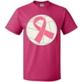 thumbnail image 3 of Inktastic Breast Cancer Volleyball Pink Ribbon Sports Gear T-Shirt, 3 of 5