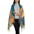 thumbnail image 2 of Kdxio Sunflowers At Sunset Women's Scarf Womens Winter Scarf, Fashion Scarfs for Women, Shawls and Wraps, Long Blanket Scarf, 2 of 8
