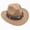 R365-Beige, variant on Western Cowboy Cowgirl Hat for Kids Boys Girls Felt Fedora Hats(Blue,3-8 Y)