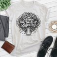 thumbnail image 2 of Lettuce The Taste Of Sadness T-shirt, Unisex Women's Men's, Funny Diet Food Salad Workout Exercise, Heather Ash, Medium, 2 of 6