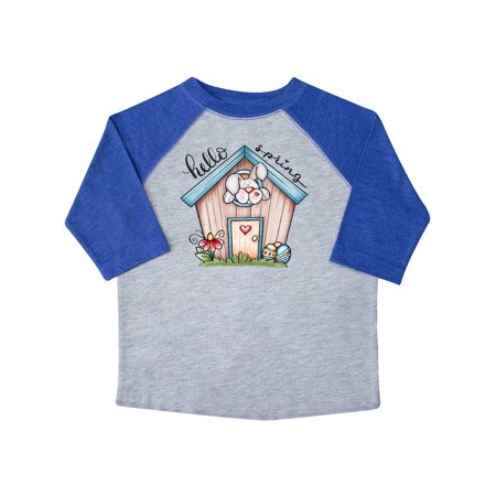 

Inktastic Hello Spring Birdhouse Gift Toddler Toddler Girl T-Shirt