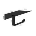 thumbnail image 3 of Toilet Paper With Shelf Wall Mounted Toilet Paper Roll Toilet Tissue For Bathroom Washroom, Usupdd 2025 Toilet Paper With Shelf Wall, 3 of 7