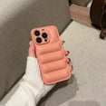 thumbnail image 5 of Luxury Skin Feel Down Jacket Shockproof Phone Case for IPhone 15 14 13 12 11 Pro XS Max X XR 15Plus Soft Silicone Back Cover Gift CYH, 5 of 7