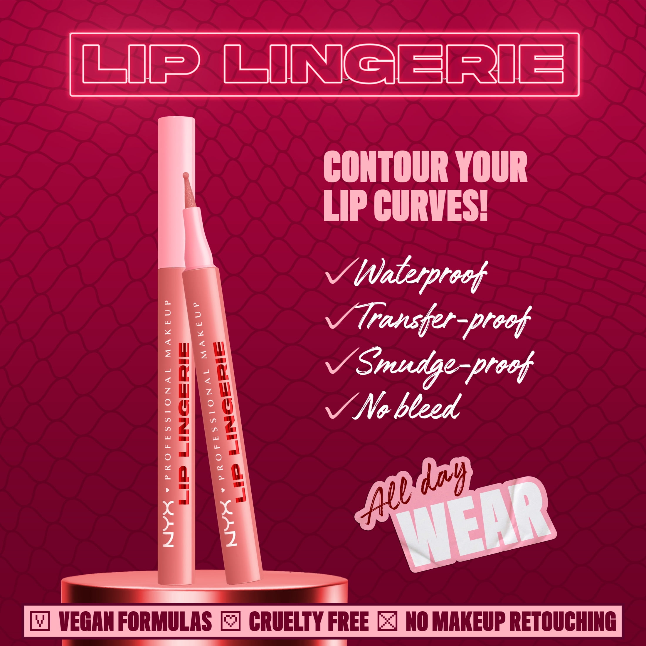 NYX Professional Makeup Lip Lingerie Lip Liner Stain
