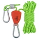 thumbnail image 1 of Suspensión de cuerda de trinquete de polea ajustable reflectante para acampar senderismo antideslizante 4mm 4m Verde Claro Zulema Cuerda de viento de tienda, 1 of 8