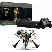 Microsoft Xbox One X 1 TB Fallout 76 Bundle (CYV-00146) with Microsoft XBOX ONE Official Quantum Break Controller Stand