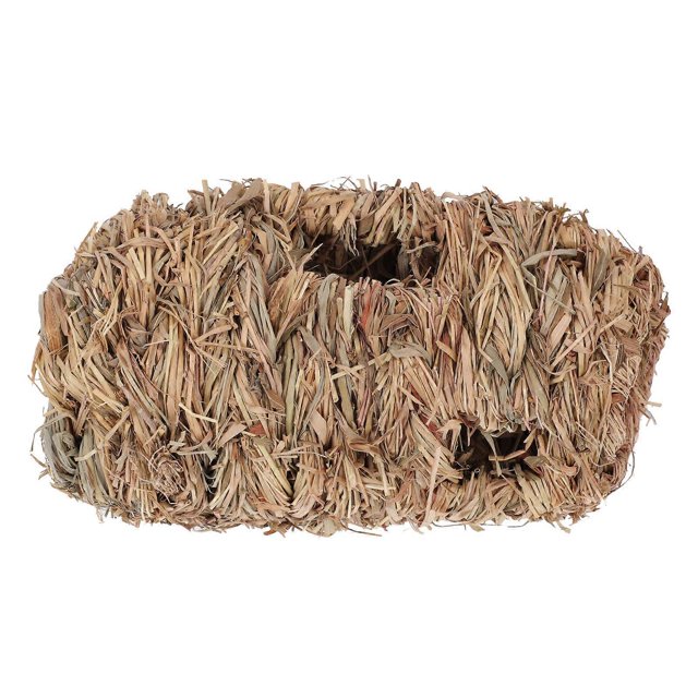 Hamster Straw Hideout Tunnel Hamster Hideaway Nest Straw Woven Hamster Nest