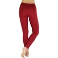 thumbnail image 2 of ToBeInStyle Women's Skinny Fit Cotton Full Length Leggings Tights - Regular and Plus Sizes, 2 of 4