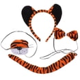 thumbnail image 1 of FELTECHELECTR juego de adorables suministros para disfraz de tigre, encantador disfraz de tigre para niños, accesorios decorativos para cosplay de tigre., 1 of 7