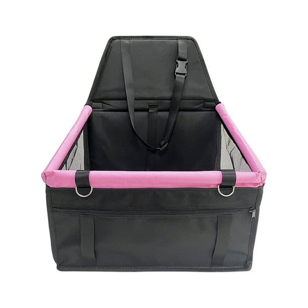 Funda impermeable para asiento de coche para mascotas, asiento de seguridad antideslizante para perros y gatos, protector de asiento trasero con correas de seguridad, compañero de viaje para el trans