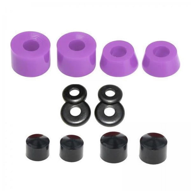 2 X Casquillos de Monopatín Sunnimix Arandelas de Repuesto Color Morado 12 piezas