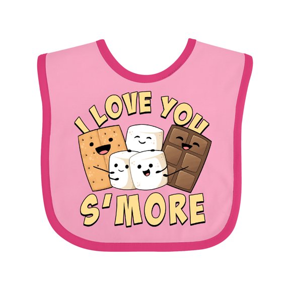 Inktastic I Love You S'more Boys or Girls Baby Bib