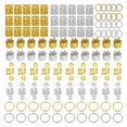 thumbnail image 1 of 110 piezas de anillos para trenzas de pelo, pinzas para el pelo de tres capas, bucles decorativos para mujeres y niñas, 1 of 14