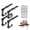 6Inch 4Pack, variant on 4Inch 2Pack Cast Iron Rustic Wall Mounted Shelf Brackets
