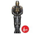 thumbnail image 2 of Beistle Jointed Paper Suit of Armor Knight Cut Out Medieval Theme Party Wall Decoration Castle Photo Prop Background, 2 of 6