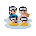thumbnail image 6 of Personalized Family of 4 Christmas Ornament 2024 Snorkel Ornaments 1 Count - Ornaments by Elves, 6 of 10
